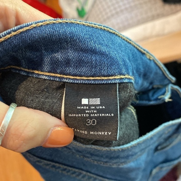 Flying monkey ripped skinny jeans size 30 - Picture 5 of 5